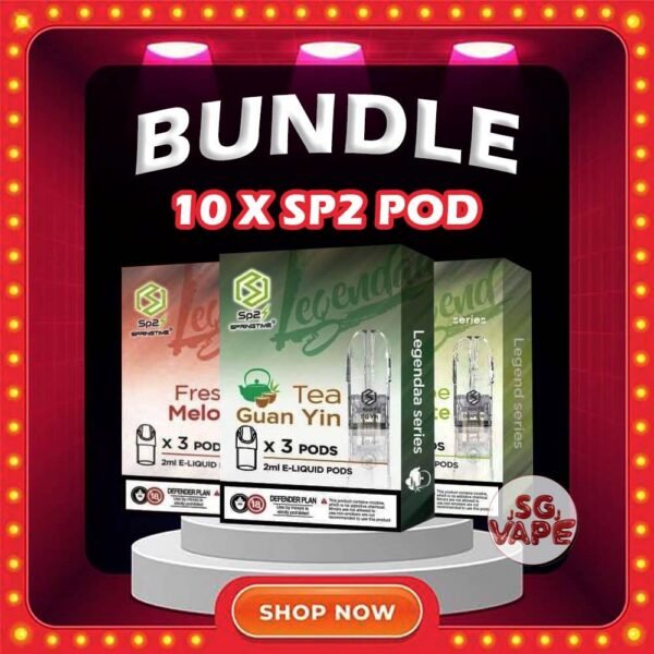 10 X SP2 POD Get 10 Box X  Sp2 Pod Flavour with amazing price! FREE DELIVERY Specifications : Nicotine 3% Capacity 2ml per pod Package Included : 1 Pack of 3 pods ⚠️Compatible Device With⚠️ DD3s DEVICE DD Touch DEVICE DD CUBE INSTAR DEVICE RELX CLASSIC DEVICE SP2 BLTIZ DEVICE SP2 LEGENG SERIES DEVICE SP2 M SERIES DEVICE R-ONE DEVICE ⚠️SP2 POD FLAVOUR AVAILABLE⚠️ Grapefruit Jasmine Tea Rich Yakultory Sparkling Lemon Long Jin Tea Gummy Honeydew Tea Guan Yin Jasmine Green Tea Baby Taro Green Apple Bubble Gum X Lime Ruby Strawberry Pure Lychee Energy Drink Rootbeer Mr Bean Tropical Pear Fresh Melon Grape White Secret Passion Double Mint Cool Lemonade Alpha Classic Vita Orange Guavava Tasty Peach Lite Mango Summer Pine Freezy Coke Ice Rose Tea SG VAPE COD SAME DAY DELIVERY , CASH ON DELIVERY ONLY. ORDER BEFORE 5PM , SAME DAY NIGHT SLOT 7PM – 10PM RECEIVED PARCEL. TAKE BULK ORDER /MORE ORDER PLS CONTACT US : SGVAPEJJ VIEW OUR DAILY NEWS INFORMATION VAPE : SGVAPEJJ