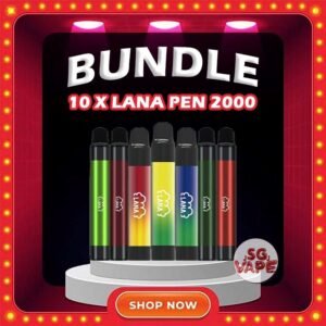 10 X LANA PEN 2000 / 2k DISPOSABLE 10 X LANA PEN 2000 FREE DELIVERY The Lana Pen 2000 / 2k vape disposable in our Sg Vape Shop Ready Stock , Get it now with us and same day delivery ! Lana pen is equipped with a high-quality filter cotton core, and the newly developed fog Chemical technology, intelligent temperature control chip, the cigarette holder adopts ergonomic design, which fits most people’s lips and creates a natural smoking experience. Try the New flavour of : Lemon Tart , Cantaloupe and Super Mint , Best seller must is Tie Guan Yin ! Specifications : Nicotine : 5% E-Liquid : 6ml Capacity : 6ml Non-Rechargeable ⚠️LANA PEN 2000 DISPOSABLE FLAVOUR LIST⚠️ Apple Berry Coke Grape Lush Ice Lychee Mango Milkshake Mineral Mixed Fruit Passion Peach Skittles Strawberry Strw Watermelon Tie Guan Yin Lemon Tart Cantaloupe Super Mint SG VAPE COD SAME DAY DELIVERY , CASH ON DELIVERY ONLY. ORDER BEFORE 5PM , SAME DAY NIGHT SLOT 20:00PM – 23:00PM RECEIVED PARCEL. TAKE BULK ORDER /MORE ORDER PLS CONTACT US : SGVAPEJJ VIEW OUR DAILY NEWS INFORMATION VAPE : SGVAPEJJ