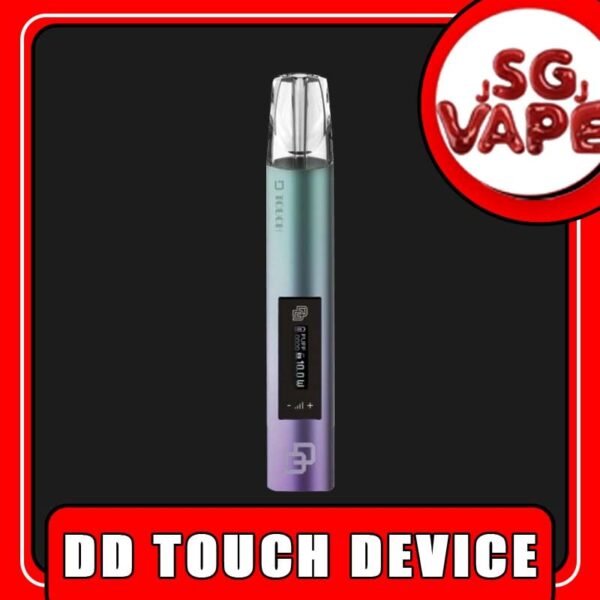 DD TOUCH DEVICE / DD-TOUCH VAPE The DD Touch Device In our Vape Singapore Shop Ready Stock on Sale ! Get it now with us and same day delivery SGVAPE ! The DD Touch carry on DD3s dual power voltage function. You can adjust to low power mode which is 7w or the high power mode, 10w. User can taste different flavour by using each power mode. The most attracting design is the device has a screen display which can show the battery level and power mode . Specification : Low Power: 7W High Power: 10W Rechargeable via Type-C Cable Compatible Pod With : R-one Pod Relx Classic Pod Lana Pod Sp2 Pod Zeuz Pod Kizz Pod ⚠️DD TOUCH DEVICE COLOR AVAILABLE⚠️ Black Adam Loki Thor Vision Winter Soldier Ultra Legend Blade Flash Beast SG VAPE COD SAME DAY DELIVERY , CASH ON DELIVERY ONLY. ORDER BEFORE 5PM , SAME DAY NIGHT SLOT 20:00PM – 23:00PM RECEIVED PARCEL. TAKE BULK ORDER /MORE ORDER PLS CONTACT US : SGVAPEJJ VIEW OUR DAILY NEWS INFORMATION VAPE : SGVAPEJJ