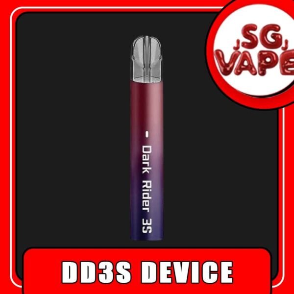 DD3S DEVICE VAPE ( Dark Rider 3s) - SGVAPEJJ The DD3s Device Vape ( Dark Rider 3s) is a Adjustable Watagge VAPE , More funtionc for you enjoy it. DD3s Vape Package include 1 Device and 1 Type-c Cable. However, DD3s have smart reminder when you have continuosly for 12 puff it will have a vibraton reminder. In conclusion, DD3s is a very excellent device with latest airflow adjustable technology, beautiful deisgn and good quality. Device Specification : Built-in Battery 450mAh Low Power 6.2w (350-420 puff) （Blue LED) High Power 10.2w (230-280 puff) (GREEN LED) Size: 101.1 x 20.6 x 12.1mm Resistance Range: 1.0Ω-1.2Ω Vibration Reminder Rechargeable Via Type C Cable Device Button Fuctions : Button Press & Hold For 3 Seconds To Switch Power Blue Light – Normal Power Green Light – Strong Power Red Light – Low Battery Press 3 Times Continousl:To Switch On/Off Light Blinking ⚠️DD3S DEVICE COMPATIBLE POD WITH⚠️ GENESIS POD J13 POD KIZZ POD LANA POD RELX CLASSIC POD R-ONE POD SP2 POD ZENO POD ZEUZ POD ⚠️DD3S DEVICE AVAILABLE COLOR LINE UP⚠️ Ocean Myth Pearl White Unicorn Volcano Camo SG VAPE COD SAME DAY DELIVERY , CASH ON DELIVERY ONLY. ORDER BEFORE 5PM , SAME DAY NIGHT SLOT 20:00PM – 23:00PM RECEIVED PARCEL. TAKE BULK ORDER /MORE ORDER PLS CONTACT US : SGVAPEJJ VIEW OUR DAILY NEWS INFORMATION VAPE : SGVAPEJJ