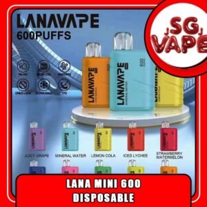 LANA MINI 600 DISPOSABLE Lana Mini 600 Disposable has a small body , large capacity , compact structure , ultra-thin body , small size, easy to carry . It is full of smoke , rich in taste and high in taste reduction . Lana Mini 600 is made of composite cotton material , with nano-sized particles and molecules , and the atomization effect is better, fresh color, Skin-friendly texture . Independent mechanical adjustable airflow, safe and reliable . Specifition : Nicotine Strength: 2%(20mg) E-Liquid Capacity: 2ml Nicotine Type: Nic Salt Battery Capacity: 500mAh ⚠️LANA MINI 600 DISPOSABLE FLAVOUR LINE UP⚠️ Juicy Grape Peach Oolong Tea Tie Guan Yin Mineral Water Lemon Cola Blue Razz Peppermint Ice Lychee Ice Mango Strawberry Watermelon SG VAPE COD SAME DAY DELIVERY , CASH ON DELIVERY ONLY. ORDER BEFORE 5PM , SAME DAY NIGHT SLOT 20:00 PM – 23:00 PM RECEIVED PARCEL. TAKE BULK ORDER /MORE ORDER PLS CONTACT US : SGVAPEJJ VIEW OUR DAILY NEWS INFORMATION VAPE : SGVAPEJJ