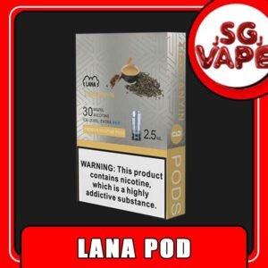 LANA POD FLAVOUR The Lana Pod Flavour In our Vape Singapore Shop Ready Stock on Sale ! Get it now with us and same day delivery SGVAPE ! Lana replacement pre-filled pod from Lanavape used for lana device, or some pod device which mouthpiece size as same as Lana pods.It’s made of PCTG and ceramic coil and comes with leakproof design.  Besides, It filled with 2.5ml capacity nicotine salt with various fruity flavors, which meet your dairy needs. The transparent pod comes with random LED light color when you inhaling, bring you extra cooling vaping experience. One pod can smoke about 500 to 600 times. After smoking, you can directly discard and replace the next one. Bundle Set OPTION⚠️ FREE DELIVERY 10 Box – SGD 130 ! (NO CHARGE EXTRA FEE) Specifications : Nicotine 3% Capacity 2.5ml per pod Package Included : 1 Pack of 3 pods ⚠️LANA POD COMPATIBLE DEVICE WITH⚠️ DD3S DEVICE DD CUBE DEVICE DD TOUCH DEVICE INSTAR DEVICE RELX CLASSIC DEVICE SP2 BLTIZ DEVICE SP2 LEGENG SERIES DEVICE SP2 M SERIES DEVICE LANA DEVICE ⚠️ LANA POD FLAVOUR LINE UP⚠️ Apple Berry Blast Berry Grape Fruit Blueberry Coffee Coke Cranberry Grape Green Bean Guava Ice Tea Kiwi Lemon Lychee Iced Mango Mango Milkshake Mineral Oolong Tea Orange Passion Fruit Peach Peach Grape Banana Peppermint Pineapple Popsicle Red Wine Root Beer Skittles Strawberry Milkshake Strawberry Watermelon Taro Tie Guan Yin Watermelon Mango Passion Cantaloupe Jasmine Long Jing SG VAPE COD SAME DAY DELIVERY , CASH ON DELIVERY ONLY. ORDER BEFORE 5PM , SAME DAY NIGHT SLOT 20:00 PM – 23:00 PM RECEIVED PARCEL. TAKE BULK ORDER /MORE ORDER PLS CONTACT US : SGVAPEJJ VIEW OUR DAILY NEWS INFORMATION VAPE : SGVAPEJJ