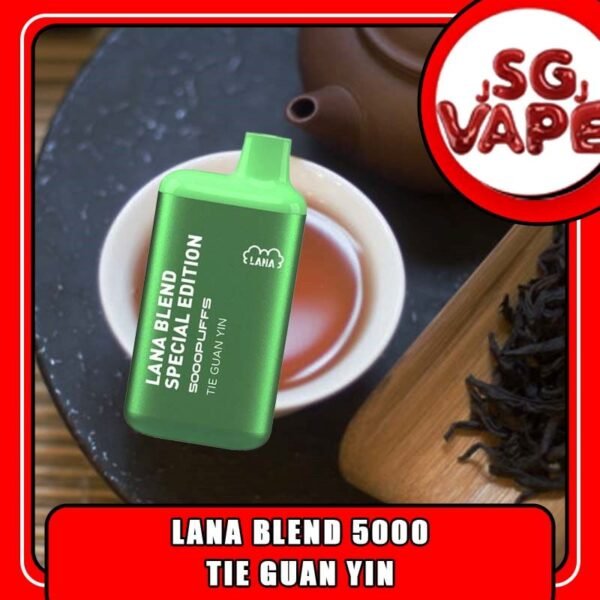 LANA BLEND 5000 / 5K DISPOSABLE - SGVAPEJJ Lana Blend Special 5000 / 5K DISPOSABLE Vape  is a compact and stylish disposable vape kit that offers a convenient and satisfying vaping experience, it is perfect for those who prefer a simple yet stylish look. One of the standout features of the Lanabar 5000 is its flavor options. The device offers a range of flavors to choose from, each with its own unique taste profile. The flavors are well-balanced and do not contain any harsh or irritant ingredients, making for a smooth and enjoyable vaping experience. Whether you prefer sweet, fruity, or menthol flavors, the the Lanabar 5000 has something for everyone. Another advantage of the the Lanabar 5k is its size and portability. The device is small and lightweight, making it easy to carry in your pocket or bag. It's perfect for those who need a discreet and convenient vaping solution, whether you're at work, home, or on the go. The disposable design also means that you don't have to worry about replacing parts or cleaning the device, making it a hassle-free option for those who want a simple and straightforward vaping experience. Specifications : Puff : 5k Puffs Nicotine : 3% Capacity : 13ml Battery : 850mAh Charging : Rechargeable with Type C ⚠️LANA BLEND 5K DISPSOABLE FLAVOUR LIST⚠️ Aloe Yogurt Mango Peach Ice Strawberry Mango Ice Grape Apple Ice Grape Honey Grape Bubblegum Double Mint Chrysanthemum Tea Ice Lemon Tea Sea Salt Lemon Tie Guan Yin Yakult SG VAPE COD SAME DAY DELIVERY , CASH ON DELIVERY ONLY. ORDER BEFORE 5PM , SAME DAY NIGHT SLOT 20:00 PM – 23:00 PM RECEIVED PARCEL. TAKE BULK ORDER /MORE ORDER PLS CONTACT US : SGVAPEJJ VIEW OUR DAILY NEWS INFORMATION VAPE : SGVAPEJJ