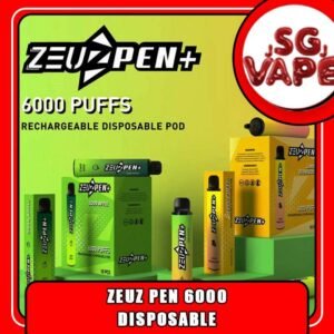 ZEUZ PEN PLUS 6000 / 6K DISPOSABLE - SGVAPEJJ The ZEUZ PEN PLUS 6000 / 6K DISPOSABLE also as 6k puffs , in our Vape Singapore - SG VAPE JJ Ready Stock , get it now with us and same day delivery ! Experience an elegant and sophisticated vape with Zeuz Pen 6000 Puff. Featuring a sleek pen design that is discreet and lightweight, this rechargeable device offers up to 6000 puffs with a wide range of flavours and 3% nicotine. Enjoy the exclusivity of Zeuz Vape with the luxurious Zeuz Vape Plus 6000 Puff. Specification: Puff:6000puff Nicotine:5% Capacity:9ML Charging: With Type-C Usb Cable ⚠️ZEUZ PEN 6000 DISPOSABLE FLAVOUR LIST⚠️ Apple Banana Milkshake Extra Mint Honeydew Melon Hazelnut Coffe Icy Grape Ice Lychee Lemon Cola Lemon Bubblegum Red Bull Strawberry Ice Cream Triple Mango Tie Guan Yin The Real Rootbeer Watermelon Watermelon Candy Yakult SG VAPE COD SAME DAY DELIVERY , CASH ON DELIVERY ONLY. ORDER BEFORE 5PM , SAME DAY NIGHT SLOT 20:00 PM – 23:00 PM RECEIVED PARCEL. TAKE BULK ORDER /MORE ORDER PLS CONTACT US : SGVAPEJJ VIEW OUR DAILY NEWS INFORMATION VAPE : SGVAPEJJ