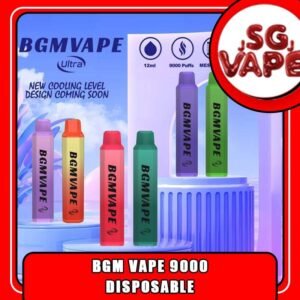 BGM VAPE ULTRA 9000 / 9K DISPOSABLE The BGM VAPE ULTRA 9000 DISPOSABLE , the puff up to 9K puffs , in our Vape Singapore - SGVAPE JJ Ready Stock , get it now with us and same day delivery ! The BGM Vape 9000 Puffs is a long-lasting and convenient option for Singapore vapers . Experience the power of the mesh coil technology, enjoy up to 9000 puffs, and indulge in the best flavors ! Similar same as Lana Pen Plus 9000 , You must can trusted the taste and Size Easy to carry , best for Singapore Vapers ! 𝐁𝐆𝐌 𝐔𝐥𝐭𝐫𝐚, 𝐢𝐧𝐭𝐞𝐫𝐩𝐫𝐞𝐭𝐢𝐧𝐠 𝐭𝐡𝐞 𝐦𝐮𝐥𝐭𝐢𝐩𝐥𝐞 𝐜𝐡𝐚𝐫𝐦𝐬 𝐨𝐟 𝐯𝐚𝐩𝐢𝐧𝐠, 𝐚𝐥𝐥𝐨𝐰𝐬 𝐲𝐨𝐮 𝐭𝐨 𝐞𝐧𝐣𝐨𝐲 𝐭𝐡𝐞 𝐫𝐞𝐥𝐚𝐱𝐚𝐭𝐢𝐨𝐧 𝐚𝐧𝐝 𝐩𝐥𝐞𝐚𝐬𝐮𝐫𝐞 𝐨𝐟 𝐛𝐨𝐝𝐲 𝐚𝐧𝐝 𝐦𝐢𝐧𝐝. 𝐅𝐫𝐨𝐦 𝐟𝐫𝐮𝐢𝐭𝐲 𝐟𝐥𝐚𝐯𝐨𝐫𝐬 𝐭𝐨 𝐥𝐢𝐠𝐡𝐭 𝐭𝐞𝐚 𝐧𝐨𝐭𝐞𝐬, 𝐁𝐆𝐌 𝐔𝐥𝐭𝐫𝐚 𝐜𝐫𝐞𝐚𝐭𝐞𝐬 𝐚 𝐰𝐡𝐢𝐦𝐬𝐢𝐜𝐚𝐥 𝐰𝐨𝐫𝐥𝐝 𝐟𝐨𝐫 𝐲𝐨𝐮, 𝐥𝐞𝐭𝐭𝐢𝐧𝐠 𝐭𝐡𝐞 𝐯𝐚𝐩𝐨𝐫 𝐝𝐚𝐧𝐜𝐞 𝐚𝐭 𝐲𝐨𝐮𝐫 𝐟𝐢𝐧𝐠𝐞𝐫𝐭𝐢𝐩𝐬 𝐚𝐧𝐝 𝐲𝐨𝐮𝐫 𝐡𝐞𝐚𝐫𝐭 𝐟𝐨𝐥𝐥𝐨𝐰 𝐭𝐡𝐞 𝐫𝐡𝐲𝐭𝐡𝐦 𝐨𝐟 𝐭𝐡𝐞 𝐯𝐚𝐩𝐨𝐫. 𝐁𝐆𝐌 𝐔𝐥𝐭𝐫𝐚, 𝐬𝐭𝐚𝐫𝐭 𝐭𝐡𝐞 𝐯𝐚𝐩𝐢𝐧𝐠 𝐣𝐨𝐮𝐫𝐧𝐞𝐲 𝐰𝐢𝐭𝐡 𝐲𝐨𝐮, 𝐫𝐞𝐥𝐞𝐚𝐬𝐞 𝐲𝐨𝐮𝐫𝐬𝐞𝐥𝐟 𝐚𝐧𝐝 𝐞𝐧𝐣𝐨𝐲 𝐭𝐡𝐞 𝐩𝐮𝐫𝐞 𝐯𝐚𝐩𝐢𝐧𝐠 𝐟𝐮𝐧! Specifications : 100% Original Product Capacity : 12ml Puff : 9000 Puffs Mesh Coil Battery : 600mAh Charging : Rechargeable with Type C ⚠️BGM VAPE 9000 DISPOSABLE FLAVOUR LIST⚠️ Yacult Orange Jasmine Tea Mango Melon Litchi Ice Yacult Grape Tie Guan Yin Luch Ice Superb Mint Fuji Apple Pure Passion Peach Oolong Double Melon Pure Grape watermelon lychee Taro Creamy Peach Lychee Watermelon Black Tea SG VAPE COD SAME DAY DELIVERY , CASH ON DELIVERY ONLY. ORDER BEFORE 5PM , SAME DAY NIGHT SLOT 20:00 PM – 23:00 PM RECEIVED PARCEL. TAKE BULK ORDER /MORE ORDER PLS CONTACT US : SGVAPEJJ VIEW OUR DAILY NEWS INFORMATION VAPE : SGVAPEJJ