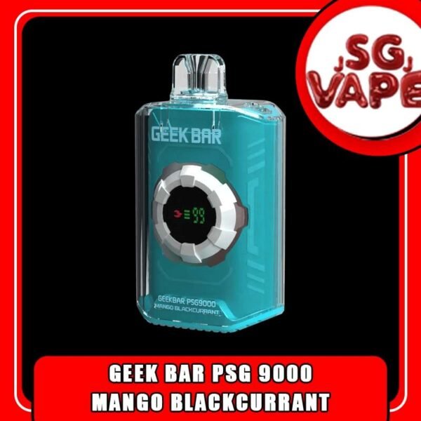 GEEK BAR PSG 9000 DISPOSABLE - SGVAPEJJ The GEEK BAR PSG 9000 DISPOSABLE also as 9k puffs , in our Vape Singapore - SG VAPE JJ Ready Stock , get it now with us and same day delivery ! Unleash the power of vaping with the GEEK BAR PSG 9000 Puffs Disposable . Experience an astounding capacity of up to 9000 puffs, ensuring prolonged enjoyment without the hassle of frequent replacements. Embrace the convenience of its Type C Rechargeable feature, allowing you to recharge and savor your favorite flavors at your convenience Stay in control and never miss a beat with the Smart Screen Indicator, keeping you updated on both battery and e-liquid levels in real-time. With Adjustable Airflow, tailor your vaping experience to perfection, delivering smooth and flavorful clouds that suit your unique preferences. Elevate your vaping journey today and enjoy unmatched performance, convenience, and satisfaction with the GEEKBAR! Specifications : Approx.9000 Puffs Rechargeable Battery Adjustable Airflow Charging Port: Type-C ⚠️GEEK BAR PSG 9000 DISPOSABLE FLAVOUR LIST⚠️ Chocolate Mocha Classic Double Rootbeer Grape Blackcurrant Mango Blackcurrent Mix Berries Sirap Bandung Strawberry Watermelon Triple Mango Vanilla Cream Puff Watermelon Pear Dewberry Cream Honeydew Melon Mango Pineapple Mother Milk Juicy Watermelon Apple Asam boi Ice Popsicle Strawberry Lemonade SG VAPE COD SAME DAY DELIVERY , CASH ON DELIVERY ONLY. ORDER BEFORE 5PM , SAME DAY NIGHT SLOT 20:00 PM – 23:00 PM RECEIVED PARCEL. TAKE BULK ORDER /MORE ORDER PLS CONTACT US : SGVAPEJJ VIEW OUR DAILY NEWS INFORMATION VAPE : SGVAPEJJ