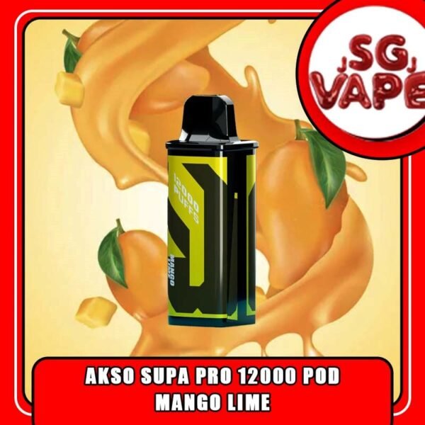 AKSO SUPA PRO CARTRIDGE POD 12K / 12000 DISPOSABLE The AKSO SUPA PRO CARTRIDGE POD 12000 / 12k DISPOSABLE Vape in our SGVAPEJJ ready stock on sale , get it now with us and same day delivery ! Experience vaping with the epitome of AKSO Supa 12000 close pod systems. It has the power of advanced chip sets to elevate your satisfaction with the booster button, and ensures safety with the child lock feature . Stay informed with precise indicators for battery and liquid levels. Your ultimate vaping journey awaits! Stay tuned! What makes AKSO SUPA PRO are different than the other device because it came with Chip Set System which will show you accurate level of flavour indicator. delivers a great flavoring, a satisfying draw and the indicator; They feel really good in the hand as ergonomic shape to hold and vape with. (by Vapesg , sgvapejj.com) Specification : 12ml eliquid Chip set tech Type c rechargeable Blue LED : Unlock and boost (Press the button to boost experience) Blue and green LED: Child lock (Press button for 3 second) ⚠️AKSO SUPA PRO 12000 CARTRIDGE FLAVOUR LIST⚠️ Nutty Tobacco Pomegranate Plum Guava Pineapple Orange Minty Gum Peanut Butter Toast Ice Watermelon Apple Asam Boi Triple Mango Mango Lime Grape Rootbeer SG VAPE COD SAME DAY DELIVERY , CASH ON DELIVERY ONLY. ORDER BEFORE 5PM , SAME DAY NIGHT SLOT 20:00 PM – 23:00 PM RECEIVED PARCEL. TAKE BULK ORDER /MORE ORDER PLS CONTACT US : SGVAPEJJ VIEW OUR DAILY NEWS INFORMATION VAPE : SGVAPEJJ