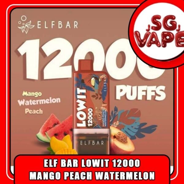 ELF BAR LOWIT 12000 / 12k FLAVOUR DISPOSABLE - SGVAPEJJ The Elf Bar LOWIT 12000 Disposable Flavour, a vaping sensation that offers an incredible variety of 20+ distinct flavors to tantalize your taste buds. This innovative disposable vape device is designed for convenience and flavor diversity, making it perfect for those looking to explore the world of vaping experiences. With its sleek design and long-lasting performance, the Elf Bar LOWIT 12K DISPOSABLE ensures that every puff is a flavorful adventure, delivering a satisfying and flavorful vaping journey like no other. Whether you’re a seasoned vaper or just starting out, this disposable delight promises a flavorful escape with every inhale. FEATURES : 5% Nic Strength Visible Battery Volume by 3-Colour LED Indicator: (Green: 70%-100%) (Blue: 29%-69%) (Red: Less than 29%) Type-C Charging Port Design 500mAh Battery Capacity ⚠️ELF BAR LOWIT 12000 REFILLED AVAILABLE LIST⚠️ Watermelon Yakult Watermelon Mango Triple Mango Guava Mango Lychee Grape Ribena Lychee Triple Lychee Lemon Soda Cola Cream Tobacco Roti Kaya Purple Yam Summer Hawaii Long Jing Tea Mango Yakult Tieguanyin Ribena Strawberry Lychee Strawberry Ice Cream Melon Honeydew Mango Peach Watermelon Blue Ice Apple Blackcurrant Strawberry Mango SG VAPE COD SAME DAY DELIVERY , CASH ON DELIVERY ONLY. ORDER BEFORE 5PM , SAME DAY NIGHT SLOT 20:00 PM – 23:00 PM RECEIVED PARCEL. TAKE BULK ORDER /MORE ORDER PLS CONTACT US : SGVAPEJJ VIEW OUR DAILY NEWS INFORMATION VAPE : SGVAPEJJ