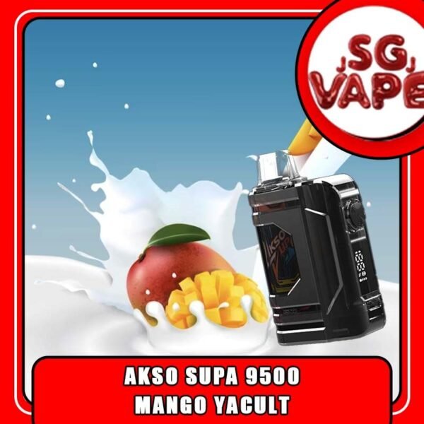 AKSO SUPA 9500 DISPOSABLE - SGVAPEJJ The AKSO SUPA 9500 DISPOSABLE In our Vape Singapore Shop Ready Stock on Sale ! Get it now with us and same day delivery SGVAPE ! AKSO SUPA disposable are one of the smash-market vape in Malaysia. They pack a rechargeable battery and come prefilled with a whopping 9.5ml of liquid together with an indicator special for battery and liquid level. This allows you to vape longer on a single disposable and makes the AKSO SUPA a great option for traveling, extended road trips, or even just day-to-day use. Each AKSO SUPA disposable will last for 9500 puffs. Each AKSO SUPA delivers a great flavoring, a satisfying draw and the indicator; three fastors that make for a great disposable. They feel really good in the hand as the rounded it ergonomic to hold vape with. The AKSO SUPA is available more Flavour for you to choose. Adjustable Airflow Some of the AKSO product comes with airflow adjustable, same goes with AKSO SUPA. The function for your satisfying your daily vape. 9500 Puffs Number of puff can long last more than 1 week with a great usage of a pad. Battery & Liquid Indicator The great function of the indicator to alert you the power of battery and the liquid level in the pod. 9.5ml The high amount of liquid with a great consistency taste since the first puff. Specification : Up to 9500 Puffs under specific conditions. Type C Rechargeable Smart Screen Indicator for Battery & E-liquid Safety Child Lock Button Adjustable Airflow Booster Button ⚠️AKSO SUPA 9500 DISPOSABLE FLAVOUR LIST⚠️ Apple Asam Boi Blackcurrant Yakult Creamy Milk Ice Cream Cake Mango Yacult Rootbeer Solero Strawberry Vanilla Donut Vanilla Latte Yakult Nutty Tobacco Blackberry Ice ⚠️AKSO SUPA 9500 ICE SERIES FLAVOUR LIST⚠️ Taro Ice Cream Super Ice Mint Green Grapes Lychee Longan ⚠️AKSO SUPA 9500 BOOST SERIES FLAVOUR LIST⚠️ Mango Ice Watermelon Ice Guava Asam Grape Ice Melony Gum Strawberry Gum SG VAPE COD SAME DAY DELIVERY , CASH ON DELIVERY ONLY. ORDER BEFORE 5PM , SAME DAY NIGHT SLOT 20:00 PM – 23:00 PM RECEIVED PARCEL. TAKE BULK ORDER /MORE ORDER PLS CONTACT US : SGVAPEJJ VIEW OUR DAILY NEWS INFORMATION VAPE : SGVAPEJJ