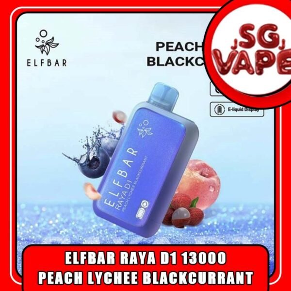 ELFBAR RAYA D1 13K / 13000 DISPOSABLE The Elfbar D1 Raya 13k with 13000 puffs is a cutting-edge disposable pod device designed for an extended and satisfying vaping experience . Boasting an impressive puff capacity , this device delivers a long-lasting and flavorful journey . With its innovative technology , Elfbar ensures a hassle-free and convenient vaping solution. The Raya D1 variant offers a delightful blend of watermelon and honeydew flavours , Providing a refershing and enjoyable taste profile . Ideal for user seeking a high-puff disposable option , the Elfbar D1 Raya promises an immersive vaping session with every draw . Specification : Puff : 13000 Puffs Nicotine : 3% / 30mg Capacity : 18ml Battery : 650mAh Charging : Rechargeable with Type C ⚠️ELFBAR RAYA D1 13K PUFFS DISPOSABLE FLAVOUR LINE UP⚠️ Apple Orange Bubblegun Cola Kiwi Guava Grape Lychee Juicy Peach Mango Lychee Bubblegum Mango Strawberry Ice Cream Masam Bubblegum Mixed Berry Peach Lychee Blackcurrant Ribena Lychee Solero Strawberry Guava SG VAPE COD SAME DAY DELIVERY , CASH ON DELIVERY ONLY. ORDER BEFORE 5PM , SAME DAY NIGHT SLOT 20:00 PM – 23:00 PM RECEIVED PARCEL. TAKE BULK ORDER /MORE ORDER PLS CONTACT US : SGVAPEJJ VIEW OUR DAILY NEWS INFORMATION VAPE : SGVAPEJJ