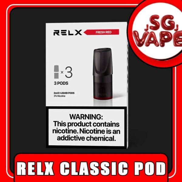 RELX CLASSIC POD The RELX Classic Refill Pod 1 box comes with 3 pcs of pods , It's very easy to use-just insert into the RELX Device and enjoy RELX ! Each Pod contain 2ml of e-Juice which is around 500-750 puffs. Bundle Set OPTION⚠️ FREE DELIVERY 10 Box – SGD 150 ! (NO CHARGE EXTRA FEE) Specifications : Nicotine : 3% / 5% Capacity : 2ml Ceramic atomizing technology for authentic flavor and throat hit sensation ⚠️Relx Classic Pod Compatible Device With⚠️ DD3s Device Instar Device RELX Classic Device R-one Device DD Touch Device DD Cube Device ⚠️RELX POD FLAVOUR AVAILABLE⚠️ Classic Tobacco 5% Mint 5% Coke Grape Green Bean Honeydew Icy Slush Passion Fruit Peach Oolong Watermelon Strawberry Burst Jasmine Green Tea (New) Tie Guan Yin Tea (New) SG VAPE COD SAME DAY DELIVERY , CASH ON DELIVERY ONLY. ORDER BEFORE 5PM , SAME DAY NIGHT SLOT 20:00 PM – 23:00 PM RECEIVED PARCEL. TAKE BULK ORDER /MORE ORDER PLS CONTACT US : SGVAPEJJ VIEW OUR DAILY NEWS INFORMATION VAPE : SGVAPEJJ