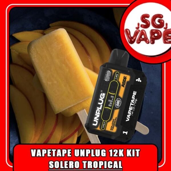 VAPETAPE UNPLUG 12K / 12000 Disposable BY ASDF The Vapetape Unplug 12K / 12000 disposable vape is by ASDF , provides an excellent vaping experience with a 12,000 puffs capacity. For ease of use and diversity, this disposable system combines with a 5% nicotine context and type C charghing port. Its creative design prioritises portability and ease of use while offering a fulfilling vaping experience. Users looking for a longer lasting choice without the inconvenience of refills or recharges may enjoy a customisable and controlled vaping experience with this device's features including adjustable airflow and a battery indicator. Vapetape Unplug 12K Disposable in our Vape Singapore - SGVAPE JJ Ready Stock , Get it now with us and same day delivery ! Specification: Puffs : 12000 puffs Volume : 21ML Flavour Charging : Rechargeable with Type C Coil : Mesh Coil Fully Charged Time : 25mins Nicotine Strength : 5% ⚠️VAPETAPE UNPLUG 12K FLAVOUR LINE UP⚠️ Berries Yogurt Blackcurrant Berries Blackcurrant Bubblegum Double Grape Honeydew Bubblegum Honeydew Slurpee Mango Slurpee Solero Tropical Strawberry Grapple Watermelon Bubblegum SG VAPE COD SAME DAY DELIVERY , CASH ON DELIVERY ONLY. ORDER BEFORE 5PM , SAME DAY NIGHT SLOT 20:00 PM – 23:00 PM RECEIVED PARCEL. TAKE BULK ORDER /MORE ORDER PLS CONTACT US : SGVAPEJJ VIEW OUR DAILY NEWS INFORMATION VAPE : SGVAPEJJ