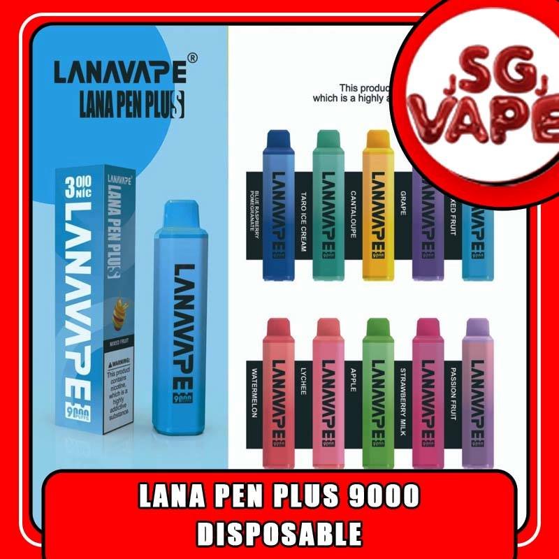 LANA PEN PLUS 9K / 9000 PUFFS DISPOSABLE - SG VAPE JJ The Lana Pen Plus 9000 / 9K Puffs disposable vape is cool design and it is rechargeable. It contains nicotine salt e-juice and vapes up to 9000 puffs. There are many flavours for you to choose from. The rechargeable port at the bottom of the device guarantees you finish the last drop of the e-juice in the tank every time. Specification : Nicotine: 3% Puff: 9000 Puffs Pre-filled 15ml Vape Juice Battery charged : 650mAh LED Flashing Lights ⚠️LANA PEN PLUS 9000 AVAILABLE FLAVOUR⚠️ Apple Blueberry Raspberry Pomegranate Cantaloupe Frozen Bubble Gum Frozen Grape Frozen Lychee Frozen Passion Fruit Frozen Sea Salt Lemon Frozen Super Mint Frozen Tie Guan Yin Frozen Watermelon Grape Kiwi Passion Fruit Guava Lychee Strawberry Milk Strawberry Watermelon Taro Ice Cream Watermelon SG VAPE COD SAME DAY DELIVERY , CASH ON DELIVERY ONLY. ORDER BEFORE 5PM , SAME DAY NIGHT SLOT 20:00PM – 23:00PM RECEIVED PARCEL. TAKE BULK ORDER /MORE ORDER PLS CONTACT US : SGVAPEJJ VIEW OUR DAILY NEWS INFORMATION VAPE : SGVAPEJJ